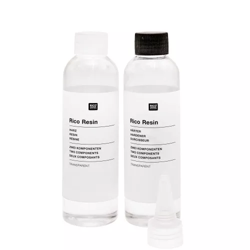 Resina epoxi bicomponente - Rico Design - Transparente x 300 ml
