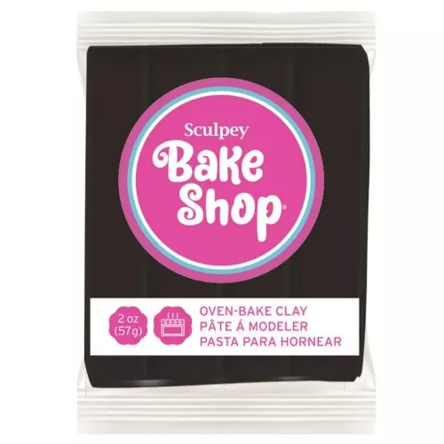 Sculpey Bake Shop 57g - Negro (n°1835) x1