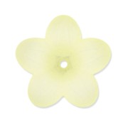 Flor 20 mm Amarillo claro Frosted