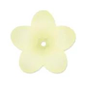 Flor 20 mm Amarillo claro Frosted