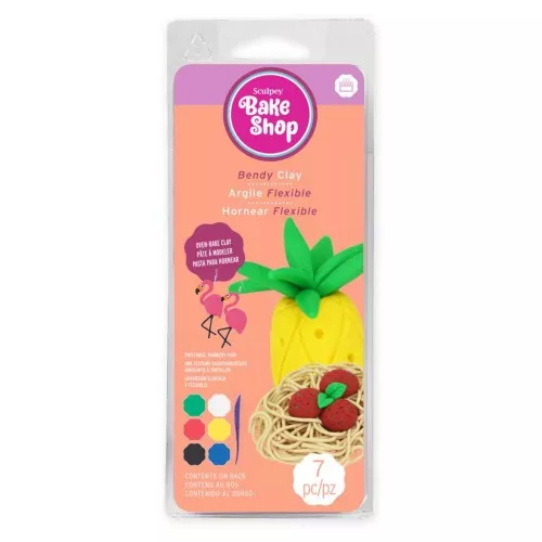 Surtido de 6 masas Sculpey Bake Shop - Flexible - Multicolor x1