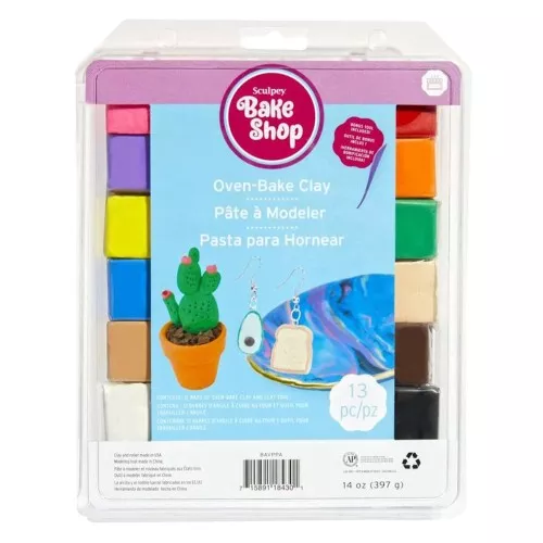 Surtido de 12 masas Sculpey Bake Shop - Multicolor x1
