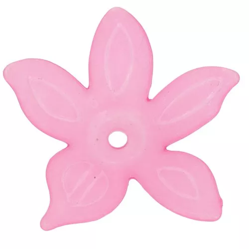 Flor 27 mm Cereza Frosted