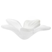 Colgante de flor de 27 mm - Acrílico - Crystal Frosted x1
