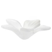 Colgante de flor de 27 mm - Acrílico - Crystal Frosted x1