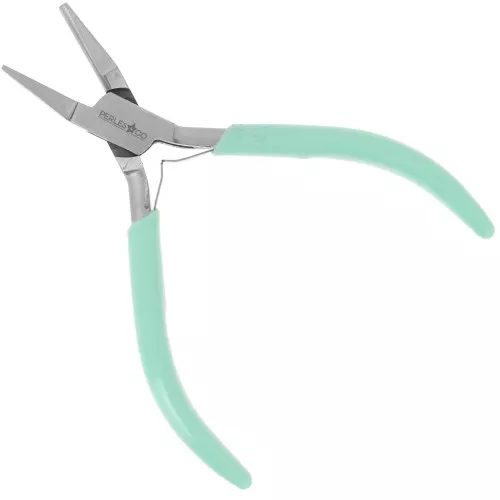 Alicates plana y semiredondas con resorte 13 cm By Perles&Co - Menta
