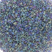 Rocalla Miyuki 15/0 283 - Crystal AB Black Lined x8g