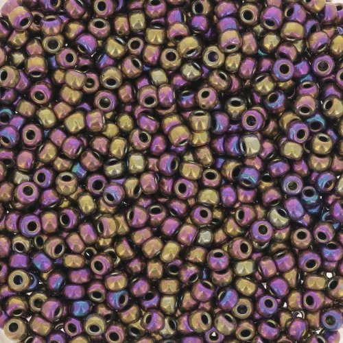 Rocalla Miyuki 11/0 188 - Metallic Purple Gold Iris x8g