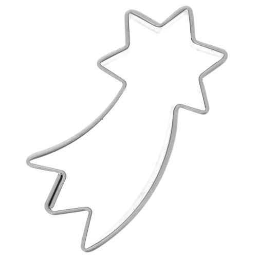 Mini matriz para moldear estaño 28x14 mm Estrella fugaz