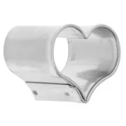 Mini cortador para moldear estaño 15x18 mm Corazón