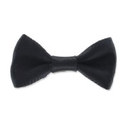 Nudo de satén 30 mm Negro