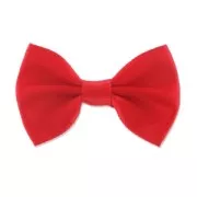 Nudo de satén 37 mm Rojo