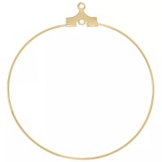 Soportes para pendientes - Aros para decorar 40 mm - Dorado x20|raw }}