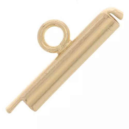 Abalorio Miyuki para tejer rocallas & Delica 13 mm Dorado x1