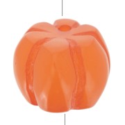 Cuenta calabaza 12 mm resina opaca - Coral x1