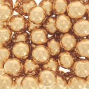 Cuentas sin agujeros - mini bolas 2 mm - Dorado x100