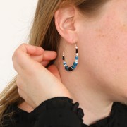 Cuenta pasante 3 mm con agujero de 0,5 mm Plateado x10