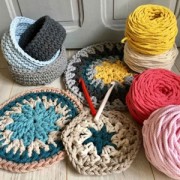 Bobina de cordón de algodón para macramé Cotton Air 5 mm - Gris Twist x50m