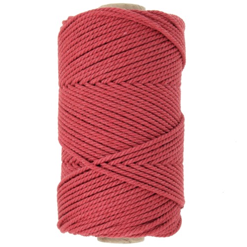Bobina de cordón de algodón para macramé de 2 mm - Brick x100m