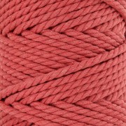 Bobina de cordón de algodón para macramé de 5 mm - Brick x50m