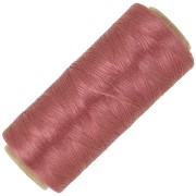 Bobina de hilo metalizado Glitter 1 hebra para macrame 0.3 mm - Rosa Dorado x1250m