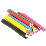 Surtido de Cañas arcilla polimerica 5x50 mm Kawaii x10