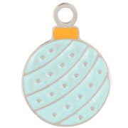 Adorno de Navidad de 12 mm Resina epoxi - Acero inoxidable 316L - Azul x1|raw }}