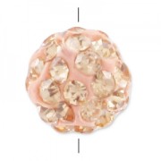 Redonda plastilina strass coreano 8 mm Dark Rose Gold|raw }}