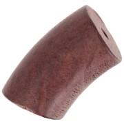 Tubo incurvado de madera - 26x16 mm - Marrón oscuro x6|raw }}