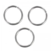 Anillas abiertas 12x1 mm Acero inox 304 x10