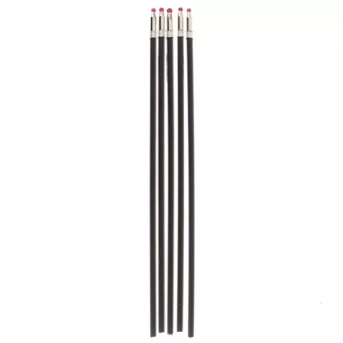 Paquete de 5 recambios de tinta negra para bolí