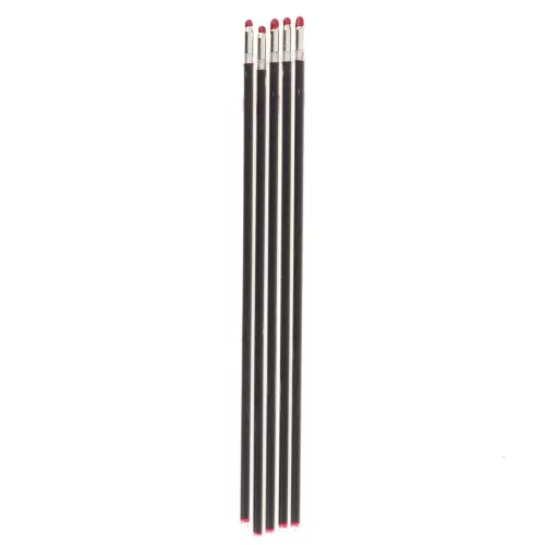 Paquete de 5 recambios de tinta roja para bolí