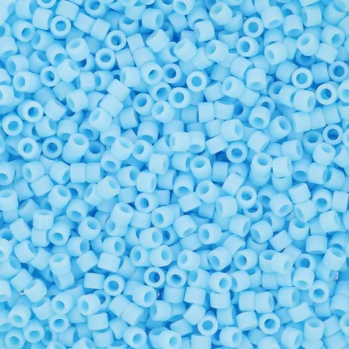 Toho Aiko 11/0 1,6 mm TA0143F - Opaque Frosted Blue Turquoise x4g