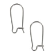 Pendientes hilo 20 mm Acero inox x10|raw }}