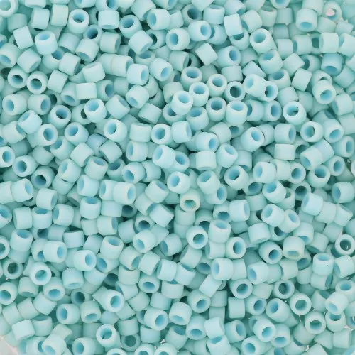 Toho Aiko 11/0 1,6 mm TA011612F - Opaque Light Turquoise Mat x4g