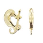 Enganche colgante para clipsar 11 mm dorado