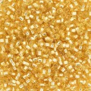 Toho Aiko 11/0 1.6 mm TA01PF22 - PF Transparent Silver Lined Light Topaz x4g