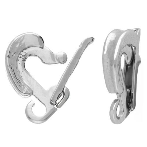 Clip para colgante de 13 mm - Bronce blanco x1