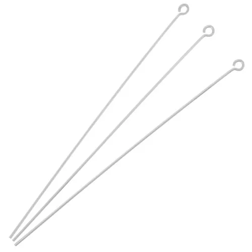 Clavos cabeza redonda 70x0,7 mm en Plata 925 x10