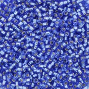 Toho Aiko 11/0 1.6 mm TA0135 - Transparent Silver Lined Sapphire x4g