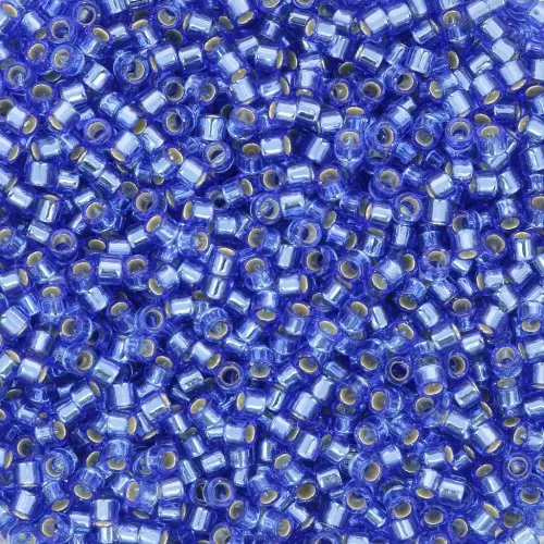 Toho Aiko 11/0 1.6 mm TA0135 - Transparent Silver Lined Sapphire x4g