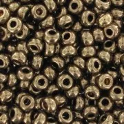 Preciosa: cuentas de Rocalla 9/0, 2,5 mm - Bronce dorado, 20 g