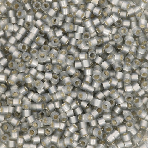 Toho Aiko 11/0 1.6 mm TA012250 - Transparent Silver Lined Milky Topaz Gray x4g