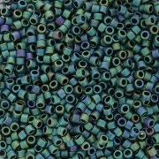 Toho Aiko 11/0 1.6 mm TA01706 - Dark Emerald Iris Mat x4g