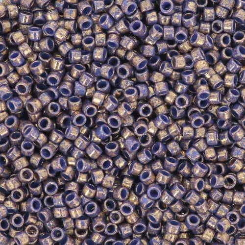 Toho Aiko 11/0 1,6 mm TA011701 - Gilded Marble Blue x4g