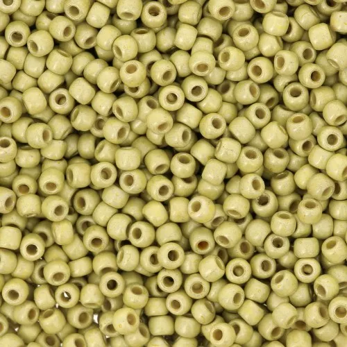 Rocalla Toho 11/0 TO11RPF559F - PF Galvanized Yellow Gold Frosted x8g