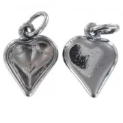 Engaste colgante sola cara 4809 13x12 mm black nickel