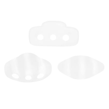 Cuentas de cristal Volos® de Puca® 4x8 mm - Cristal Mat x10g