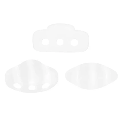 Cuentas de cristal Volos® de Puca® 4x8 mm - Cristal Mat x10g