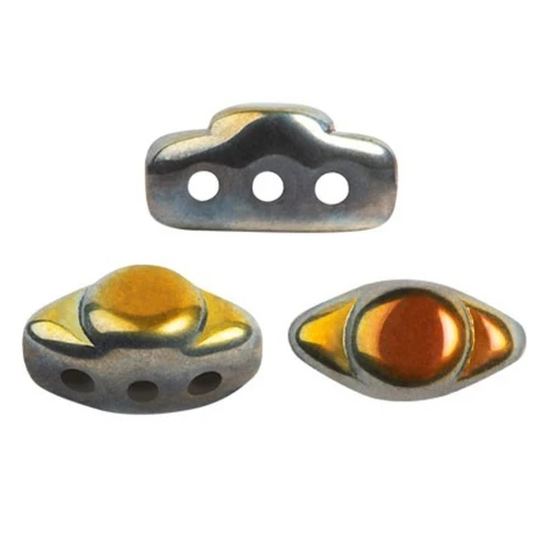 Cuentas de cristal Volos® de Puca® 4x8 mm - Full Marea x10g
